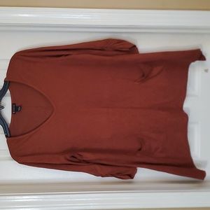 Rust Colored Soft Suede‎ Shirt